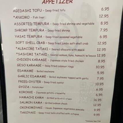 Happy Ramen and Sushi - Pinole, CA menu_pic