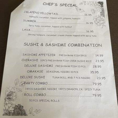 Happy Ramen and Sushi - Pinole, CA menu_pic