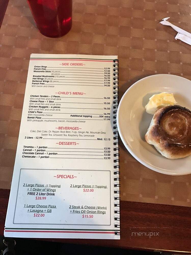 Dolce - Hagerstown, MD menu_pic