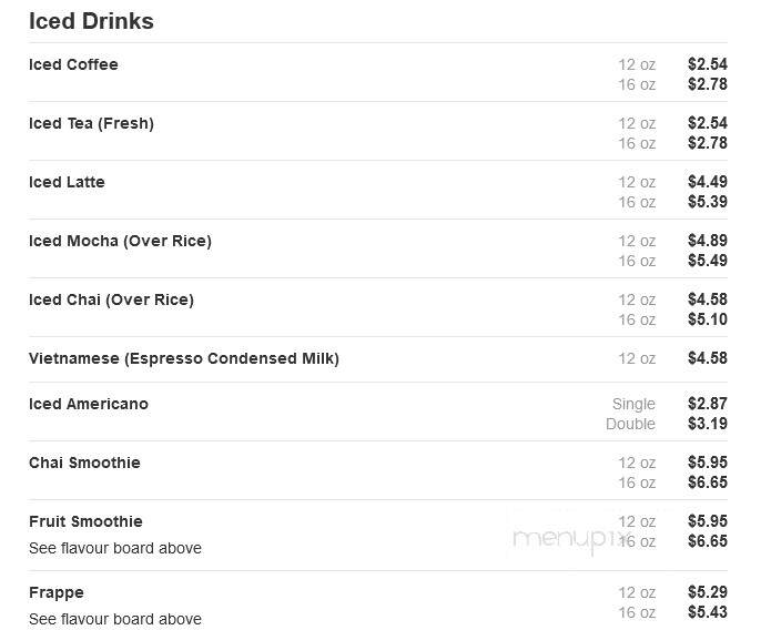 What's Brewing On Broadway - Nakusp, BC menu_pic