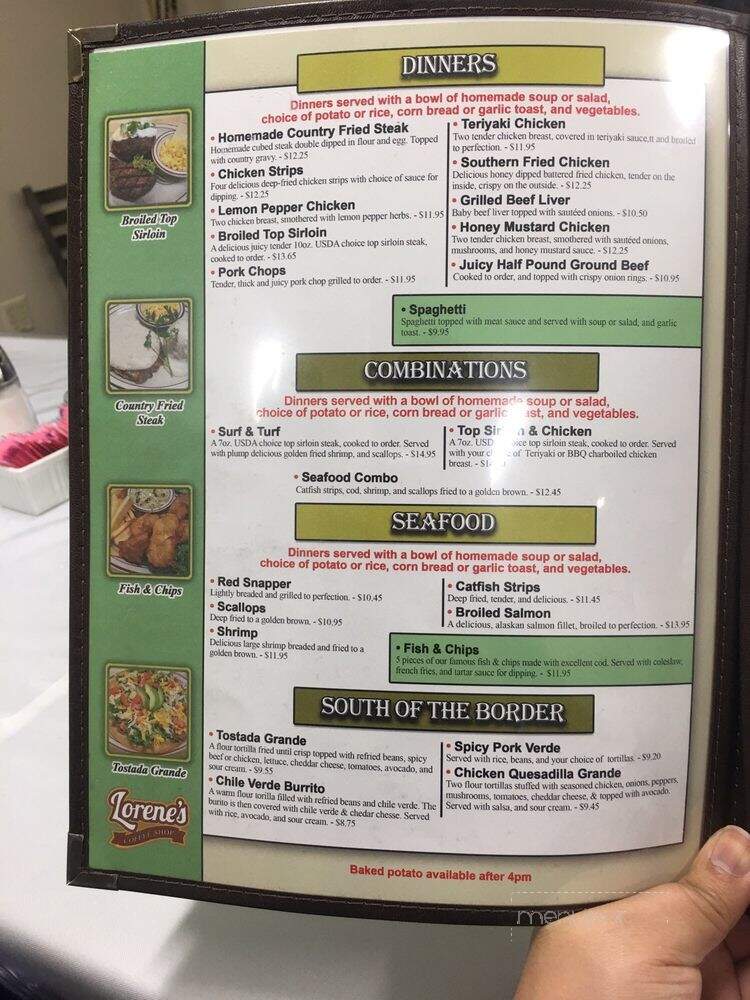 Lorene's Downtown - Bakersfield, CA menu_pic
