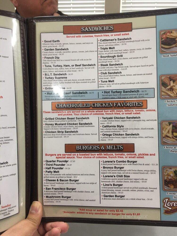 Lorene's Downtown - Bakersfield, CA menu_pic