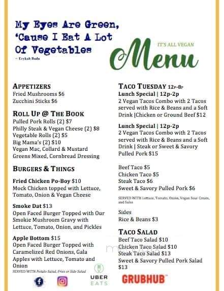 The Cookbook Restaurant - Jacksonville, FL menu_pic