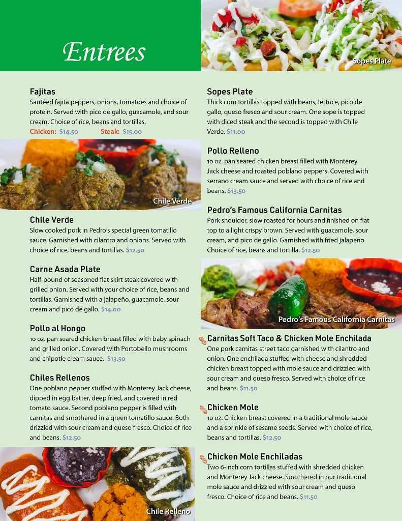 Puerto Vallarta Mexican Restaurant - Wichita, KS menu_pic