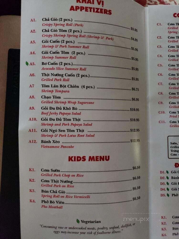 Pho Today - East Rutherford, NJ menu_pic