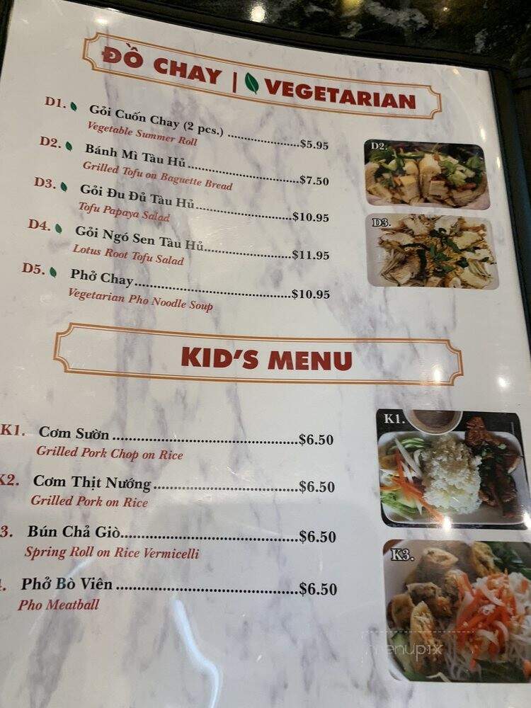 Pho Today - East Rutherford, NJ menu_pic