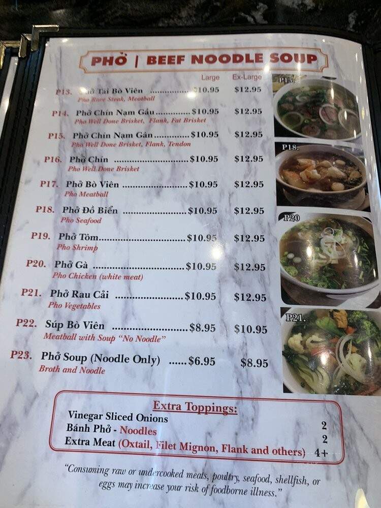 Pho Today - East Rutherford, NJ menu_pic