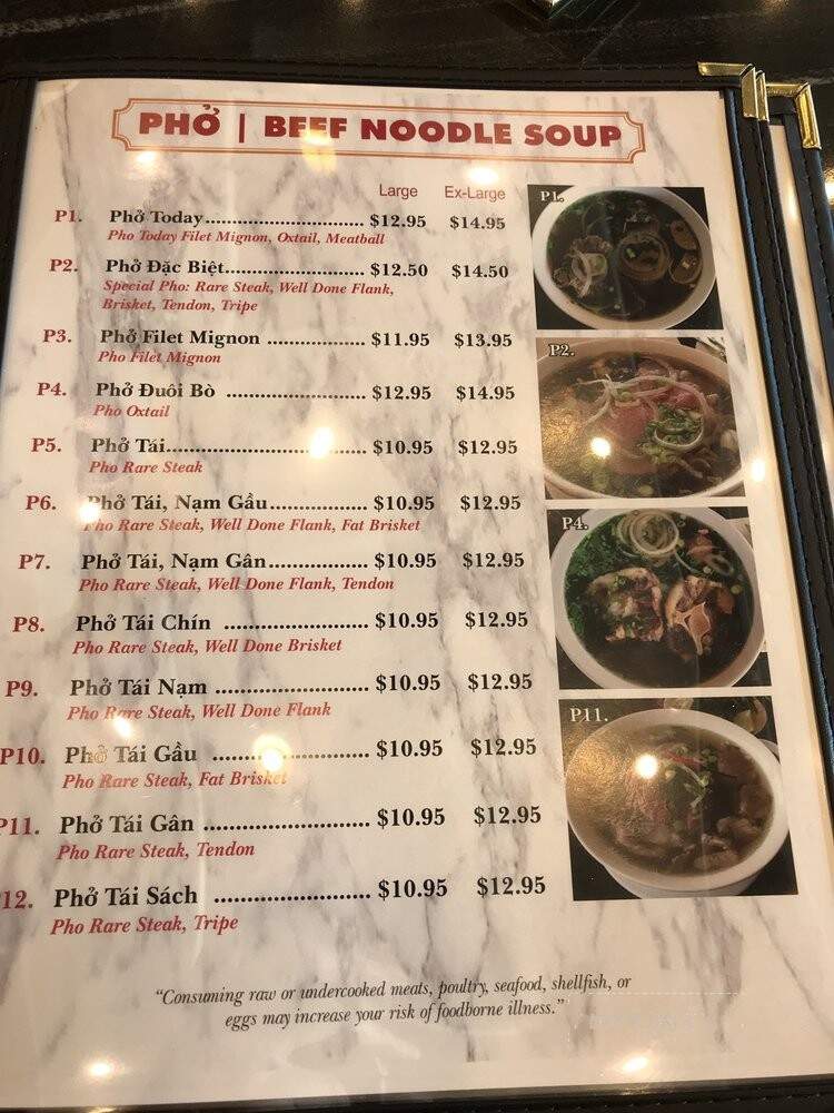 Pho Today - East Rutherford, NJ menu_pic