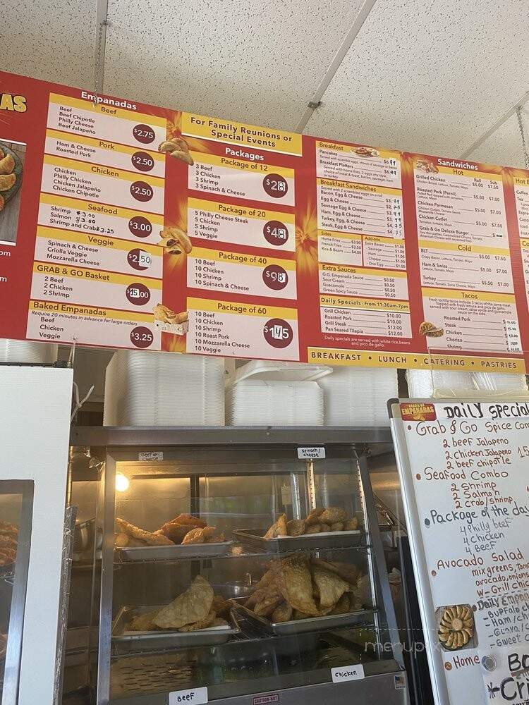 Grab & Go Empanadas - Hamden, CT menu_pic