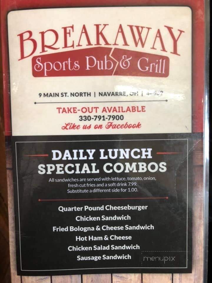 Breakaway Sports Pub & Grill - Navarre, OH
