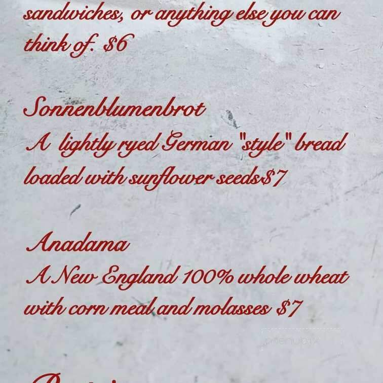 Woodman's Artisan Bakery - Nashua, NH menu_pic
