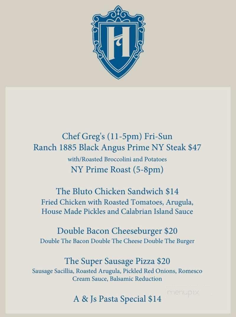 Mike Hess Brewing - Alpine, CA menu_pic
