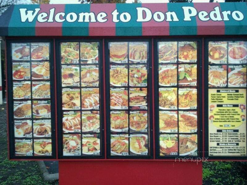 Don Pedro Mexican Food - Hillsboro, OR menu_pic