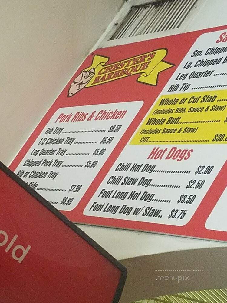 Chester's Barbeque - Columbus, GA menu_pic