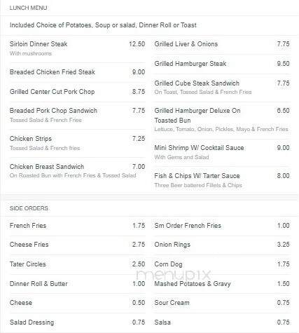 Home Cafe - Conrad, MT menu_pic