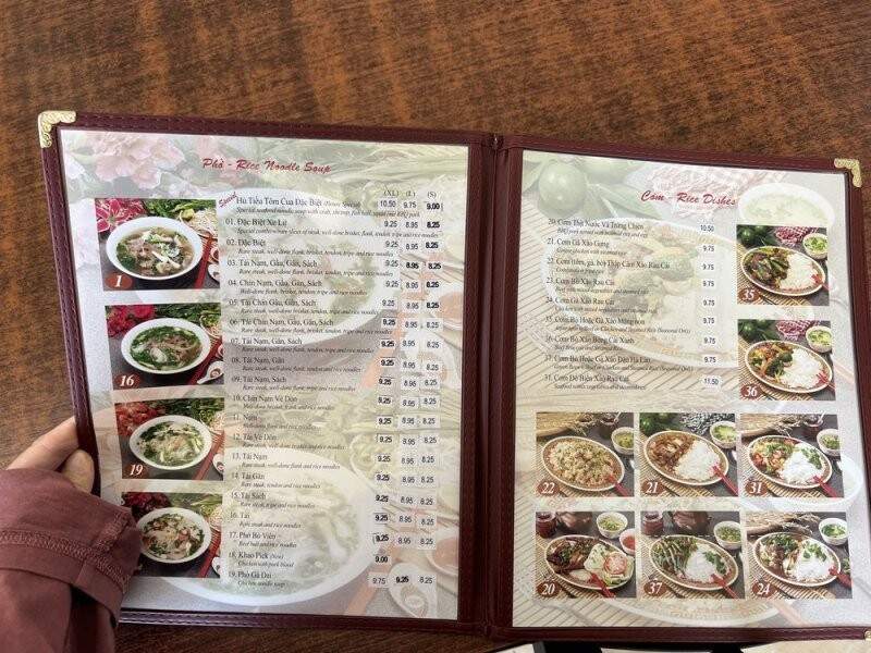 Pho 99 - Fresno, CA menu_pic