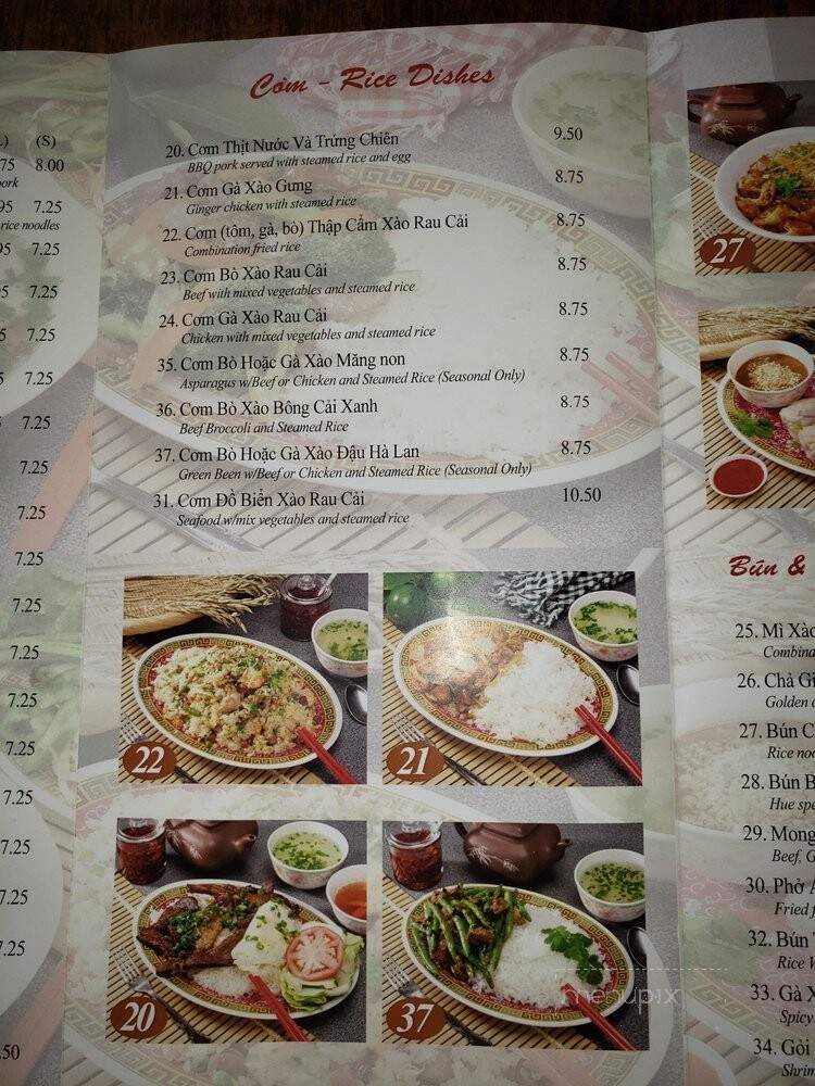 Pho 99 - Fresno, CA menu_pic
