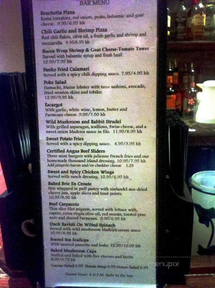 Austria Hof Restaurant - Mammoth Lakes, CA menu_pic
