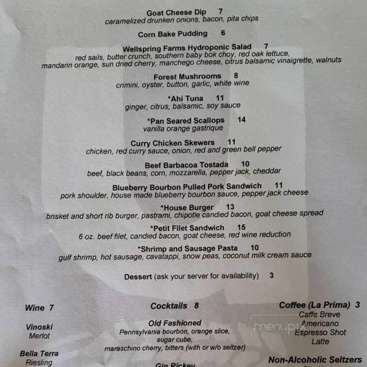 Unity Brewing - Latrobe, PA menu_pic