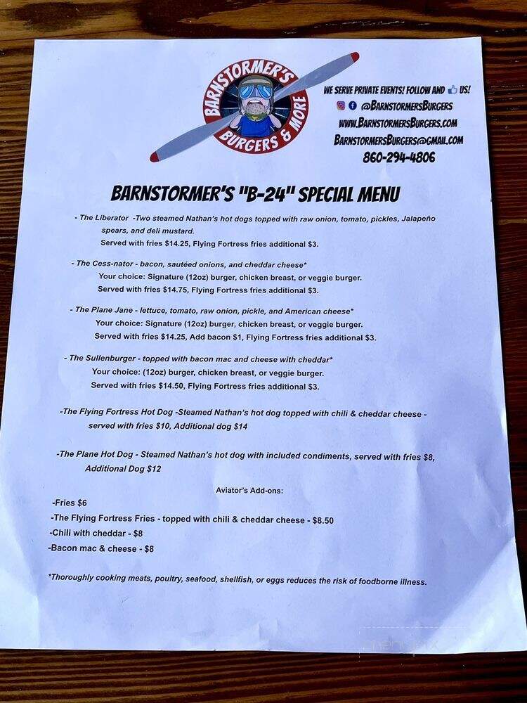 Bad Dog Brewery - Torrington, CT menu_pic