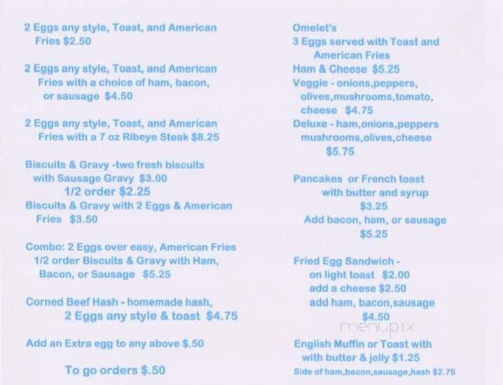 Bridgeport Inn - Antioch, IL menu_pic