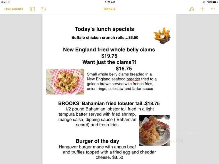 Scooters - Hobe Sound, FL menu_pic