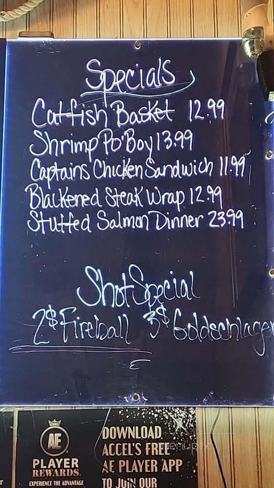 Captain's Cove - Ottawa, IL menu_pic