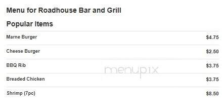 Roadhouse Bar & Grill - Marne, IA menu_pic