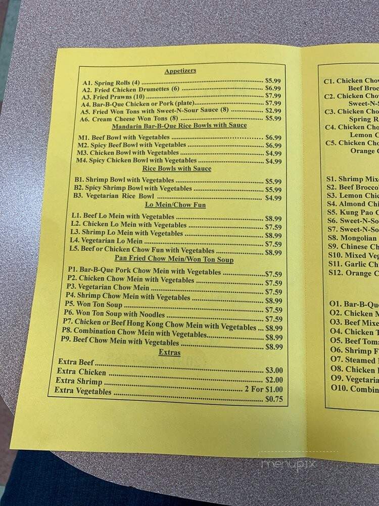 Hao's Kitchen - Merced, CA menu_pic