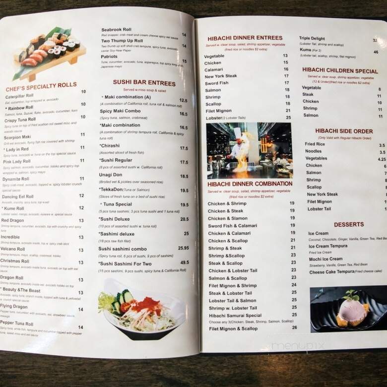 Kume Japanese Sushi & Steakhouse - Topsham, ME