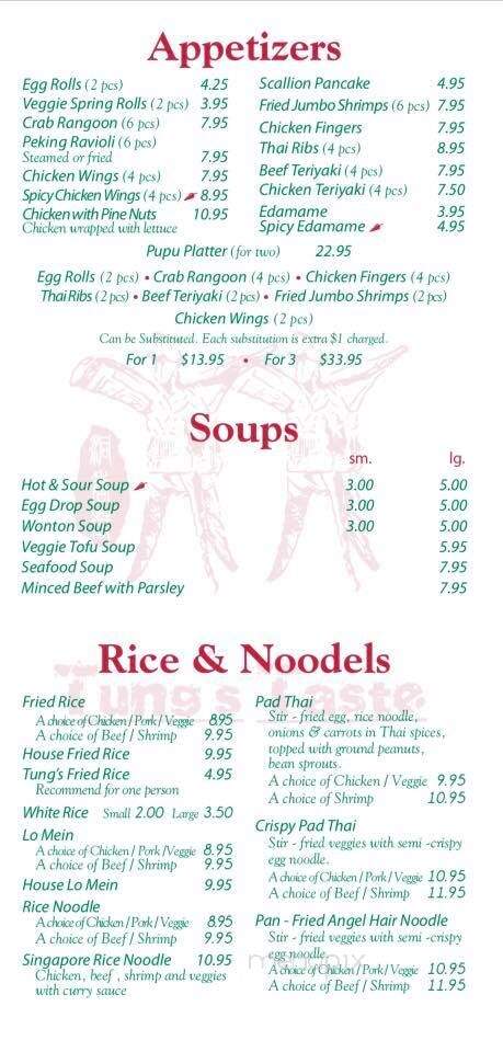 Tung's Taste - Middleton, MA