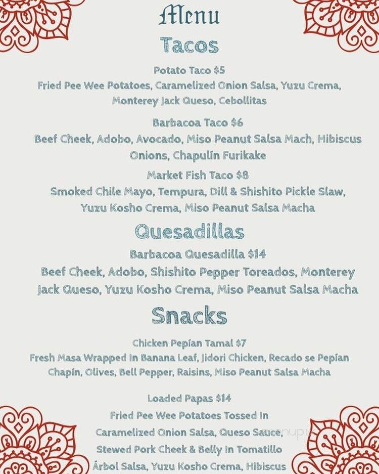Rosemallows - Long Beach, CA menu_pic