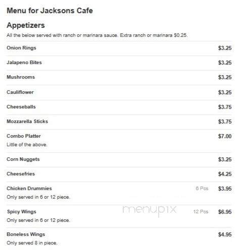 Jacksons Cafe - Webb, IA