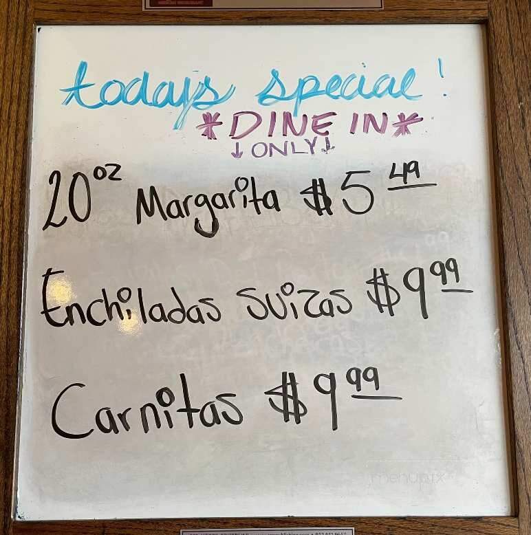 El Portal Mexican Restaurant - Shenandoah, IA menu_pic