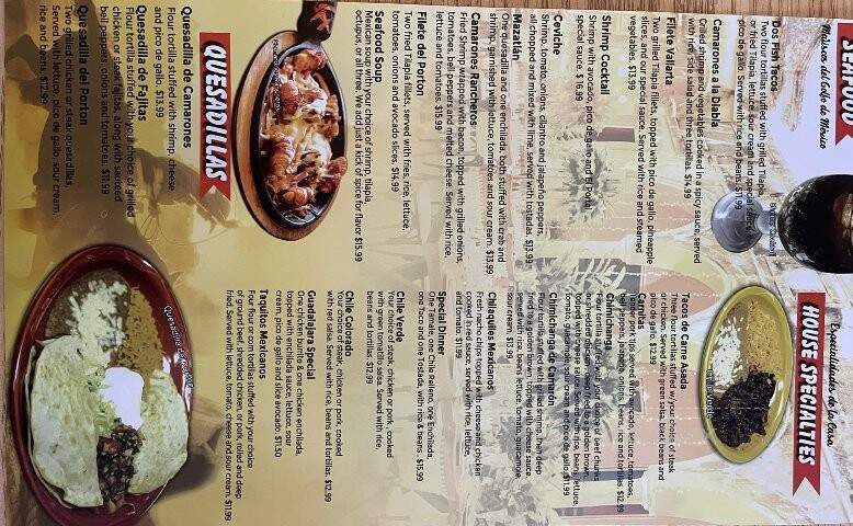El Portal Mexican Restaurant - Shenandoah, IA menu_pic