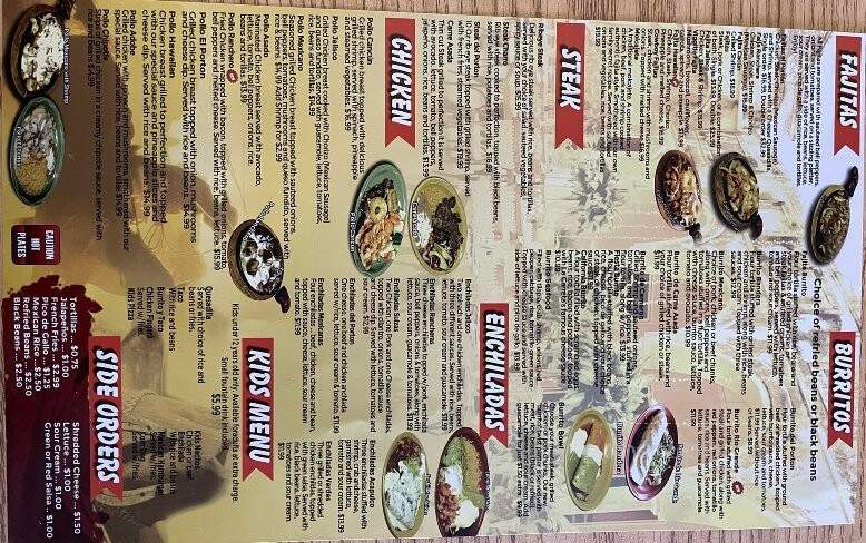 El Portal Mexican Restaurant - Shenandoah, IA menu_pic