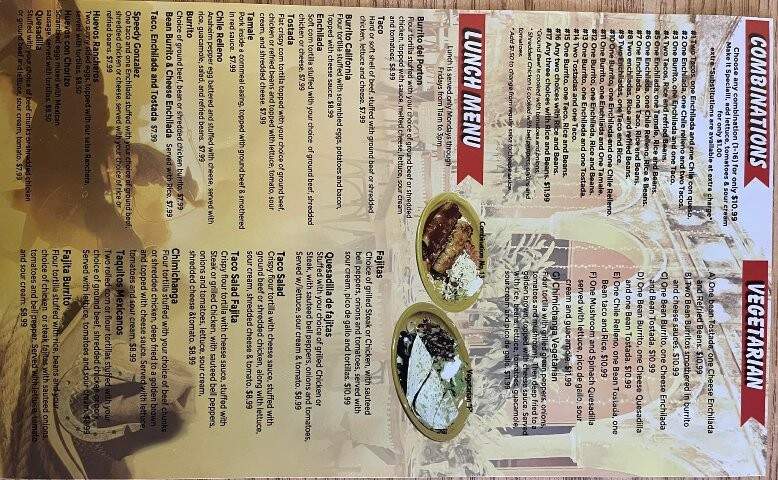 El Portal Mexican Restaurant - Shenandoah, IA menu_pic