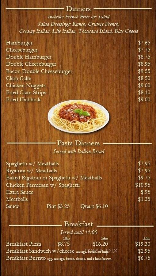 Severino's Variety - Westbrook, ME menu_pic