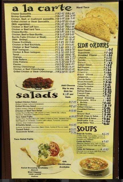 El Giro Mexican Restaurant - Mobile, AL menu_pic