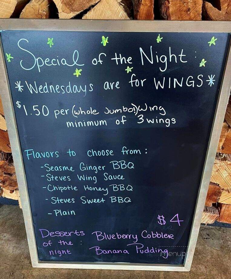 Smokehouse at Steve's - Graham, NC menu_pic