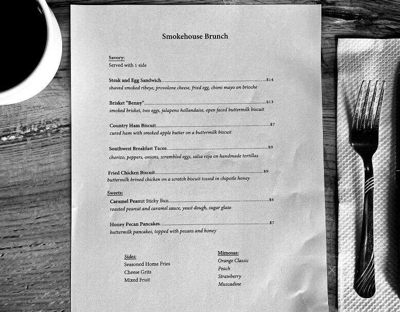 Smokehouse at Steve's - Graham, NC menu_pic