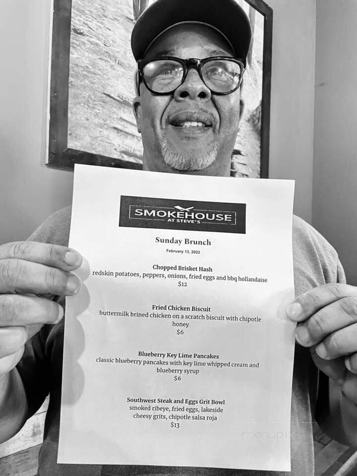 Smokehouse at Steve's - Graham, NC menu_pic