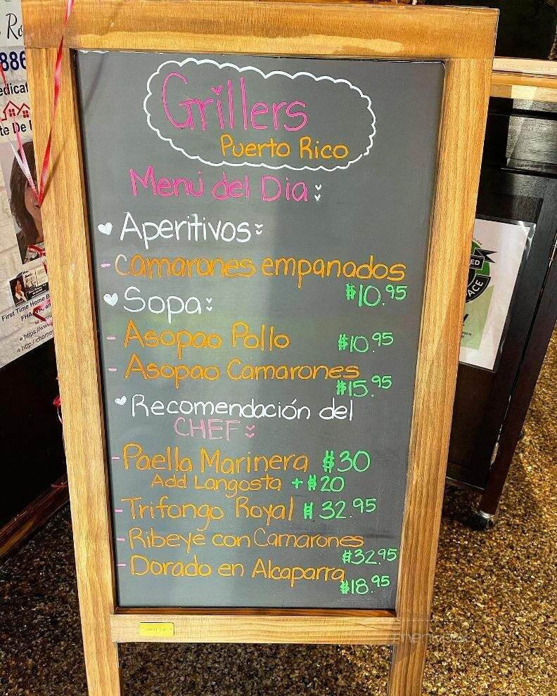 Grillers Puerto Rico - Kissimmee, FL menu_pic