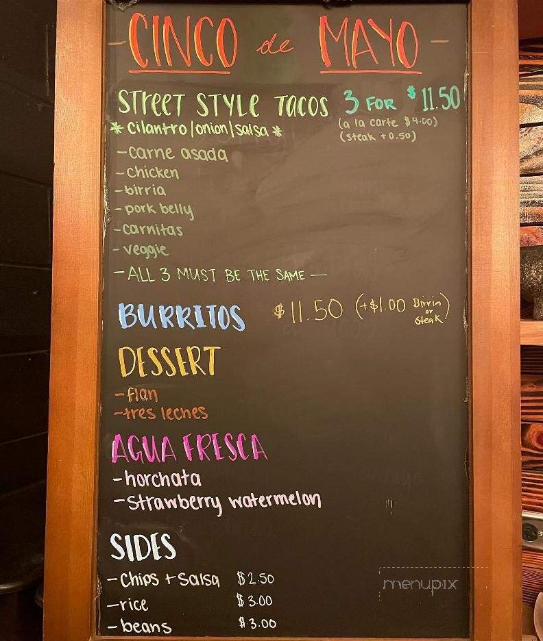 Taqueria La Marea - Honolulu, HI menu_pic