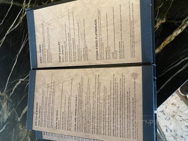 Drift - Delray Beach, FL menu_pic