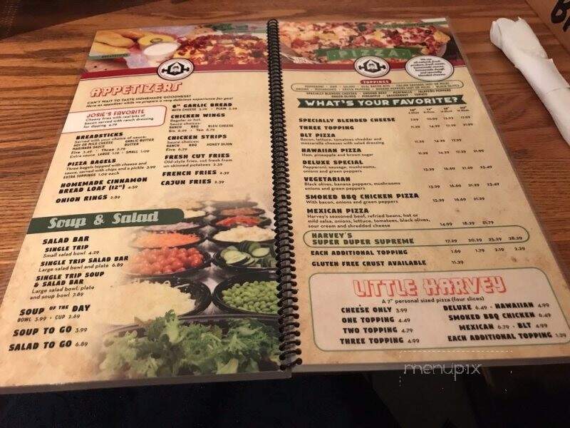 Harvey Hinklemeyers - Peru, IN menu_pic
