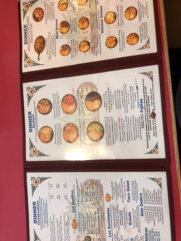 Agave - Afton, WY menu_pic