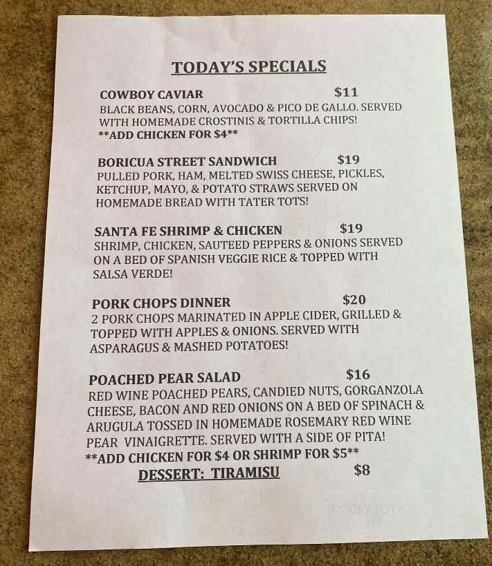 Clarkston Tap - Clarkston, MI menu_pic