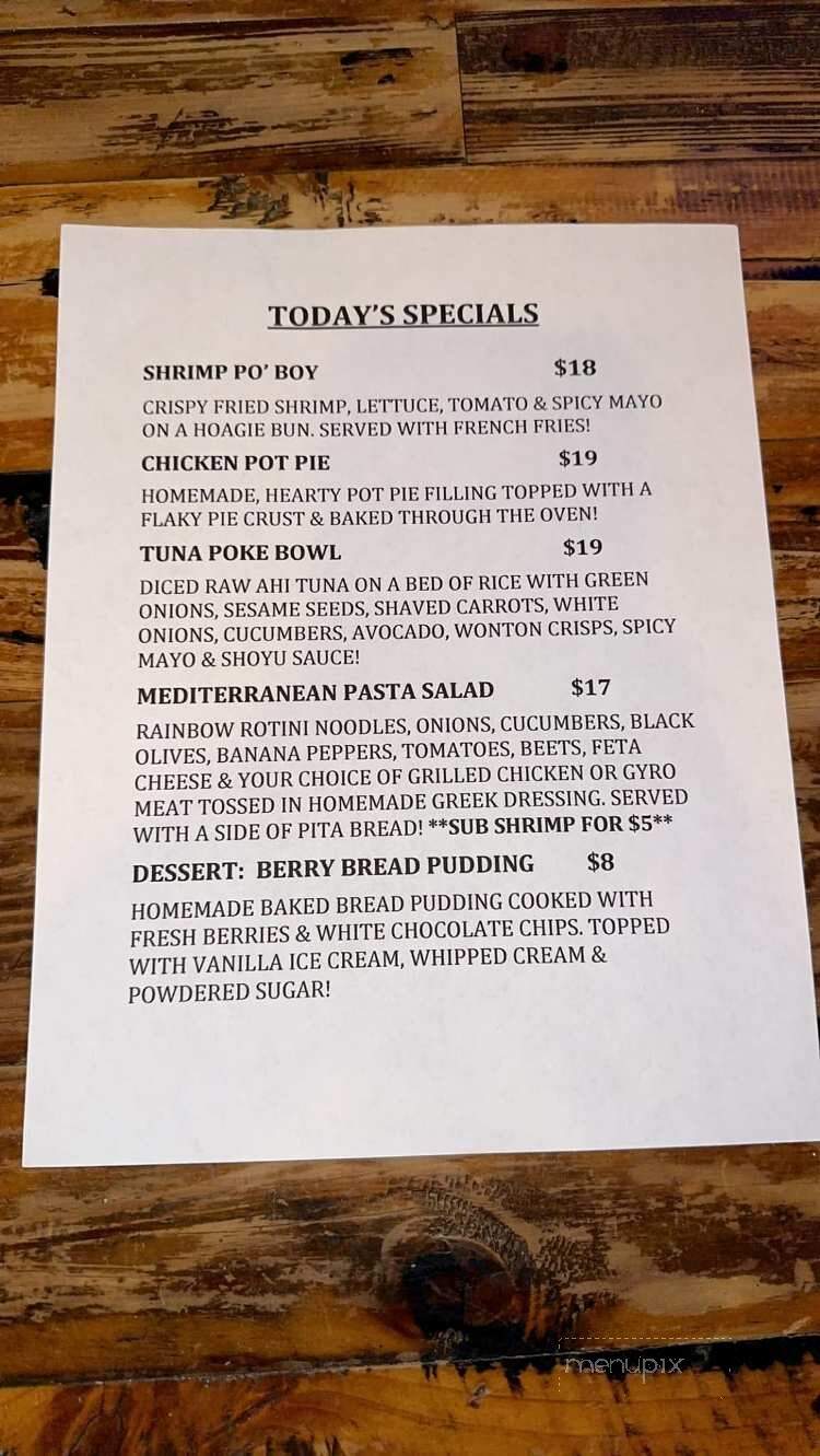 Clarkston Tap - Clarkston, MI menu_pic