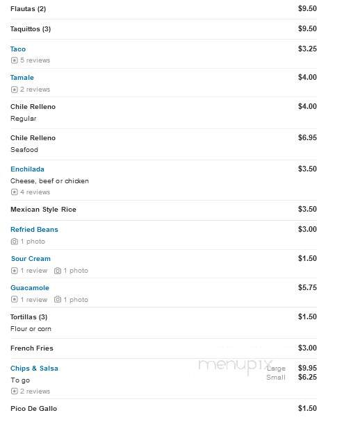 Don Jose's Mexican Restaurant - Soldotna, AK menu_pic
